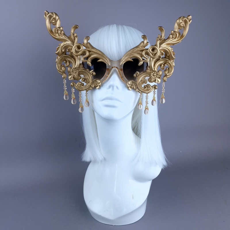 Fringilla OTT Gold Filigree Beading Sunglasses