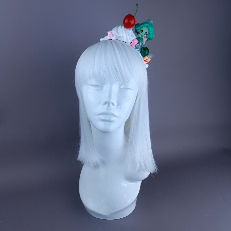 Mermaid Party Cake Multi Coloured Headpiece