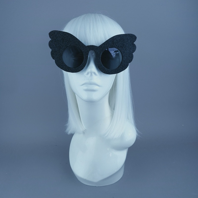 Sample: Black Glitter Sunglasses