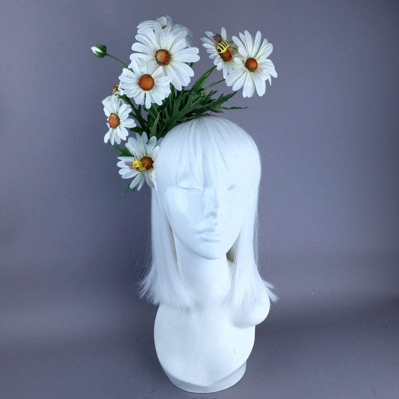 Aubrette Daisy & Bee Flower Headdress
