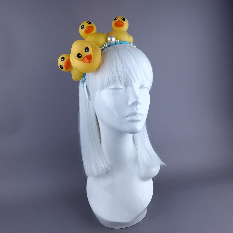 Bathtime Duck & Pearl Bubble Headpiece