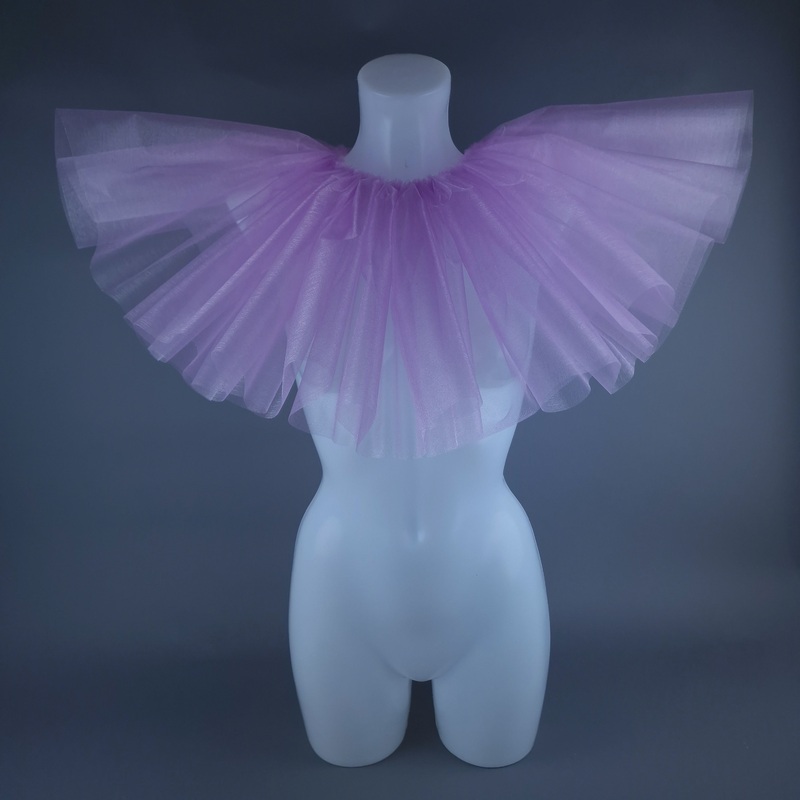 Bobo Lilac Neck Ruffle, Clown Collar - 10 Colours Available!!!!
