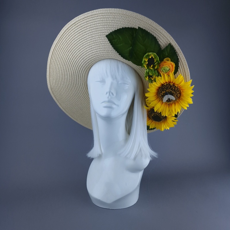 Cover Me In Sunshine Wide Brim Summer Sun Hat