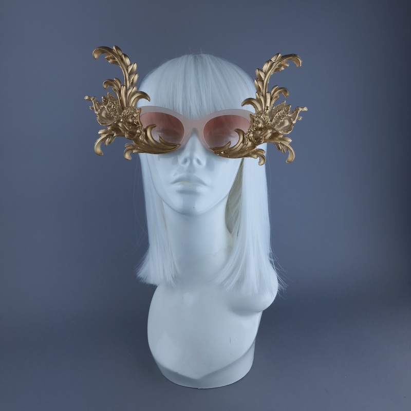 Gild Dramatic Gold Filigree Sunglasses