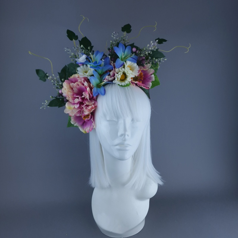 Jiya Flower Crown Headband Headpiece
