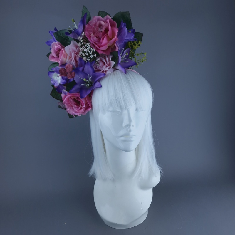 Naenia Flower Crown Headband Headpiece