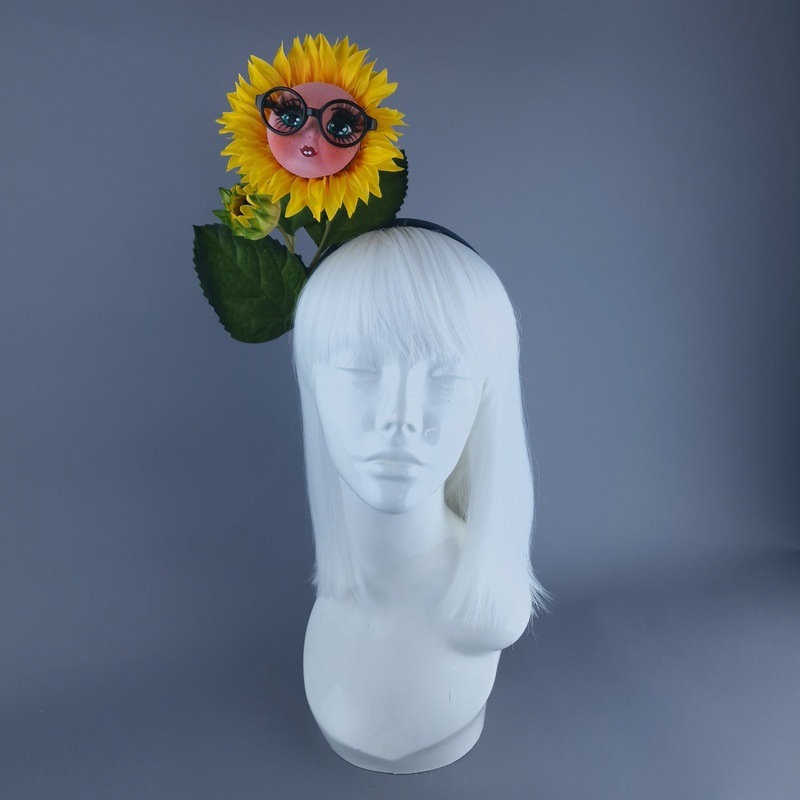 Sunii Dollface Sunflower Headband
