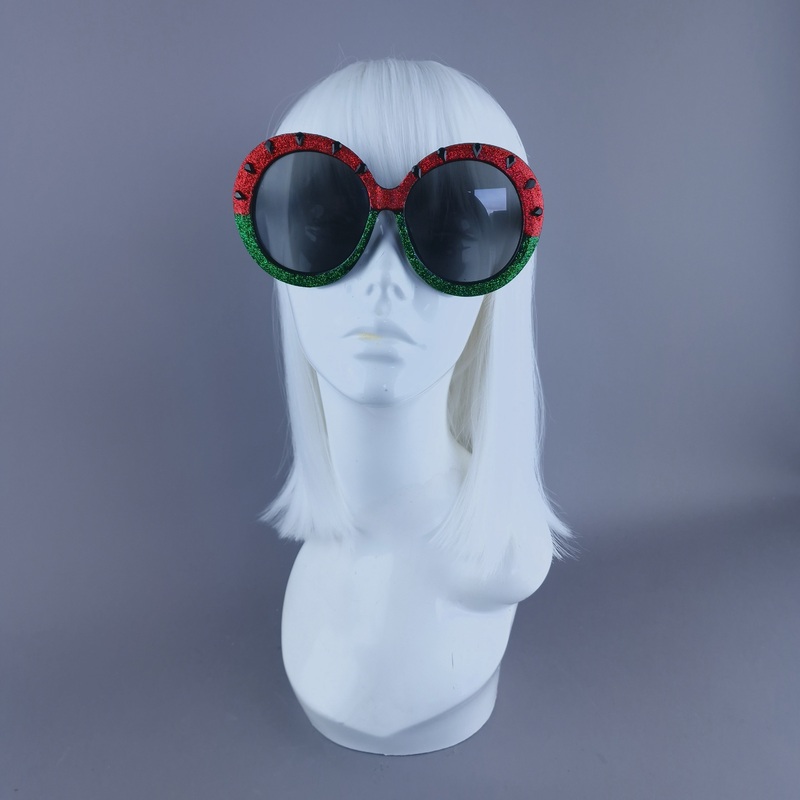 Ceasefire Watermelon Oversized Round Sunglasses