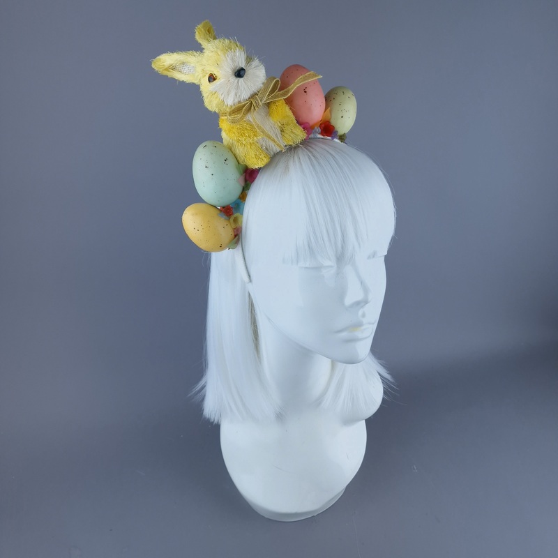 Easter Bun-net Yellow Bunny Rabbit Headdress