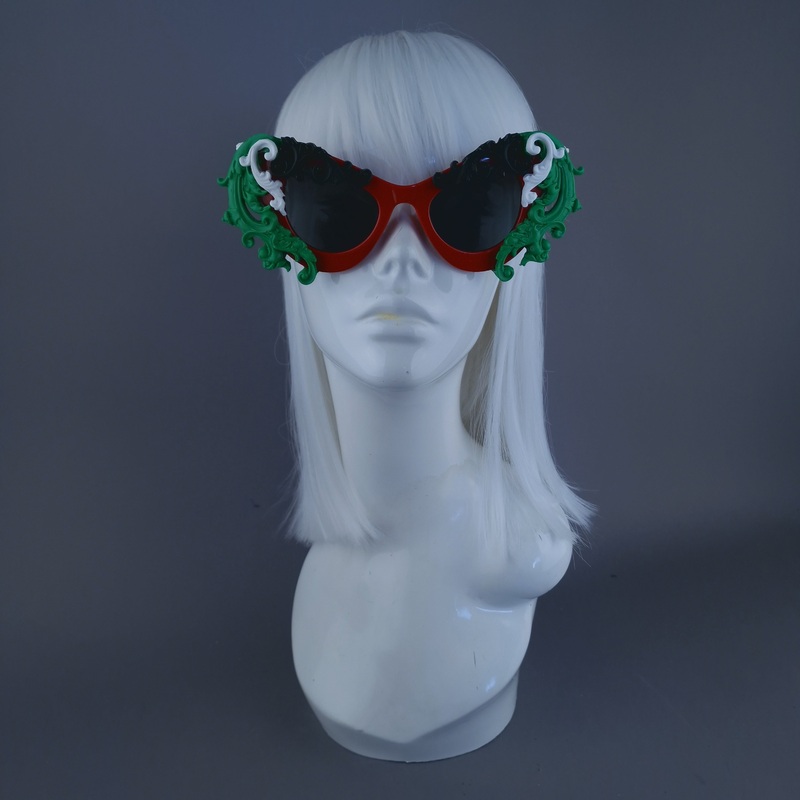 Gaza Cat Eye Filigree Sunglasses