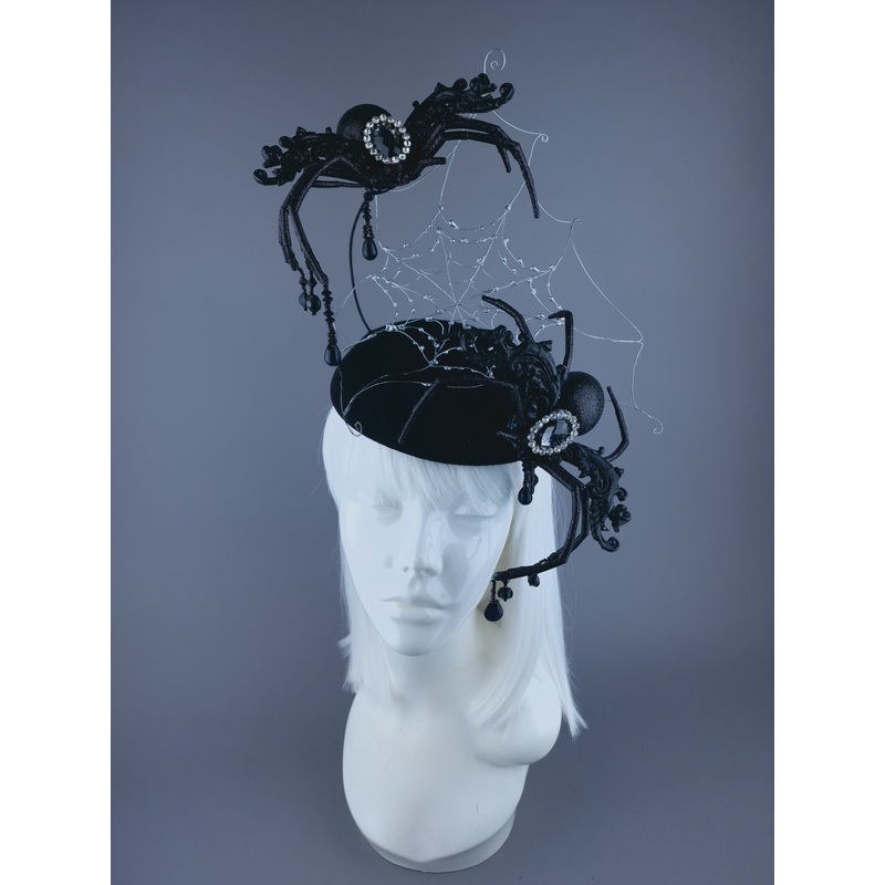 Hunt Spiders & Web Fascinator Hat