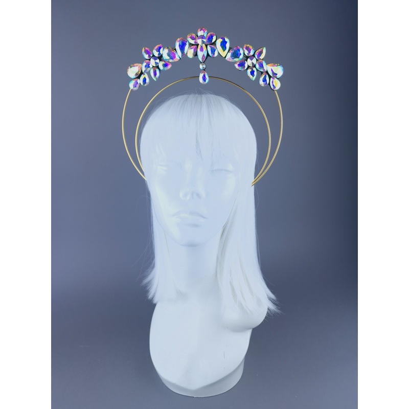 Iridescent Jewel Halo Headdress