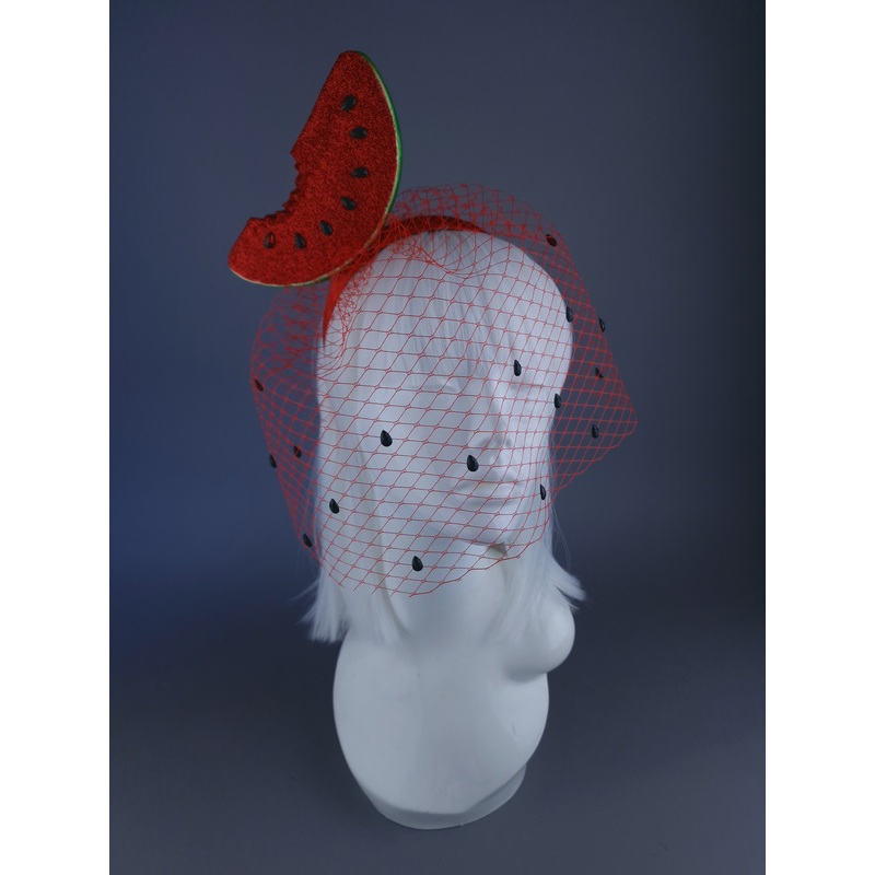 Not In My Name Watermelon Veil Headpiece