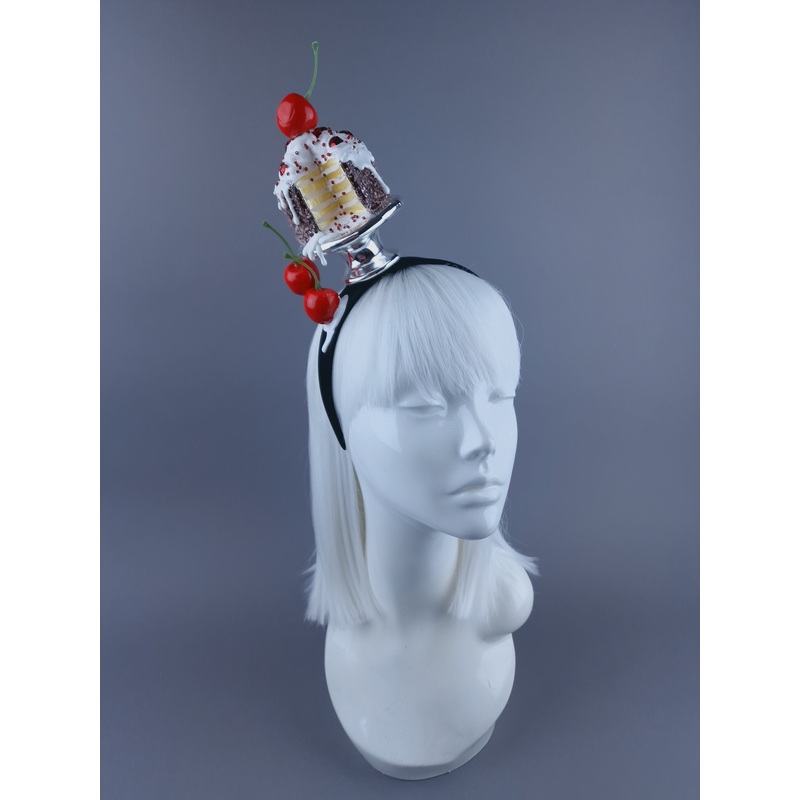 Slice Dripping Cake & Cherry Headdress