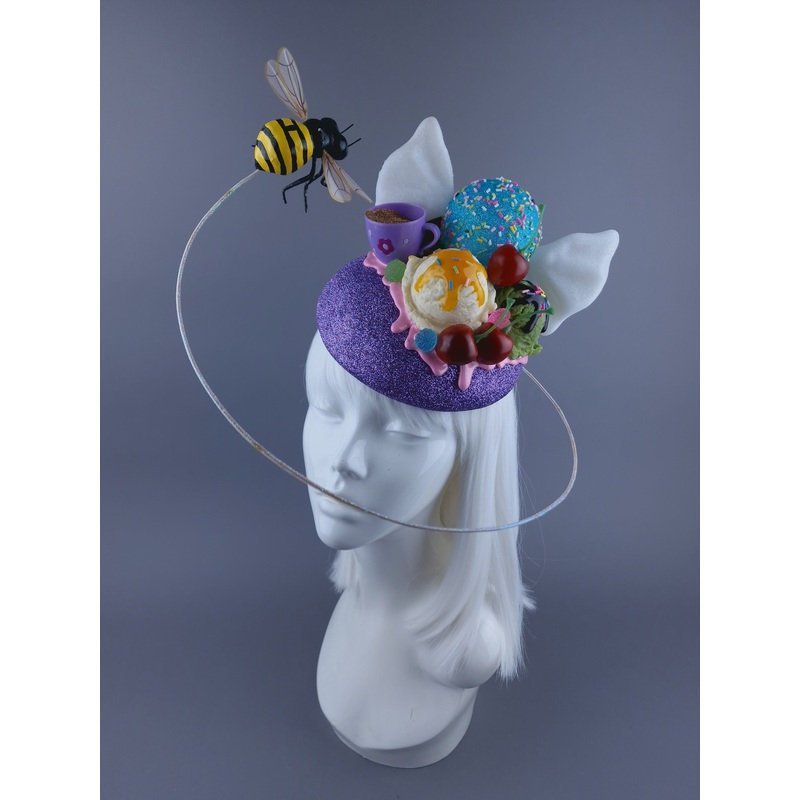 Tempt Sweetie & Bee Party Fascinator Hat