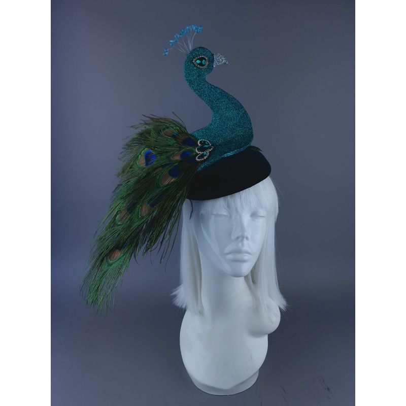 BESPOKE Peacock Fascinator