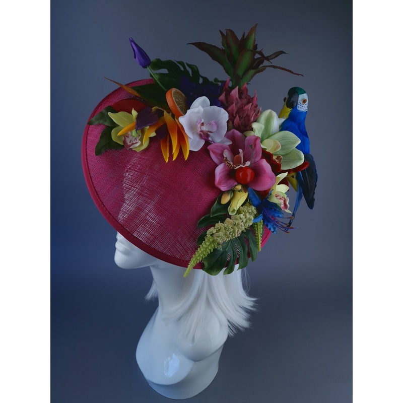 Katie Colourful Tropical Flower & Fruit Hat
