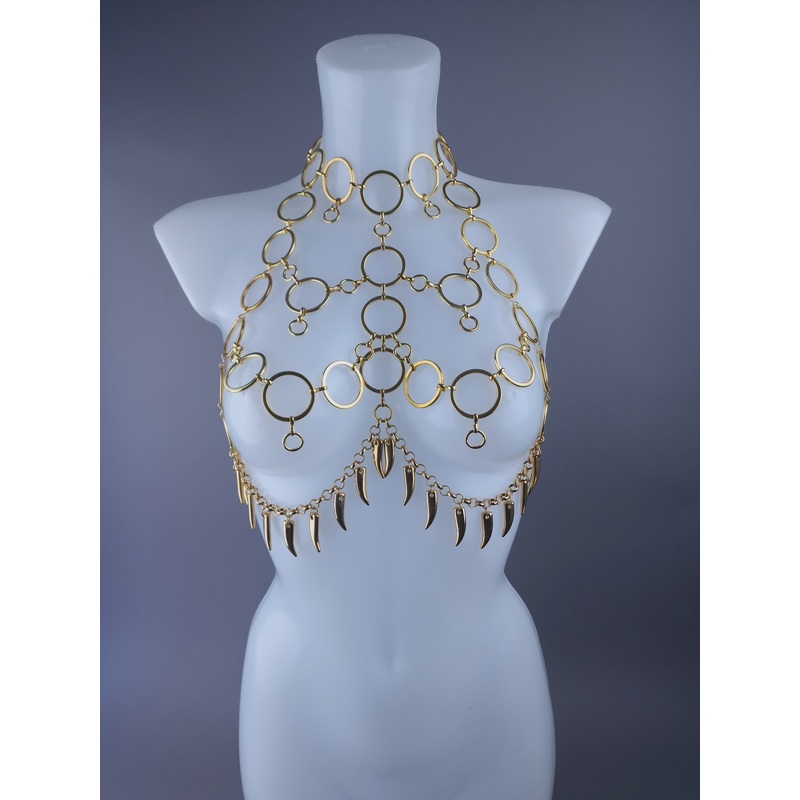 Mammon Gold Chain Jewellery Harness