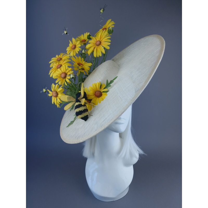 Solana XL Yellow Daisy & Bees Hat