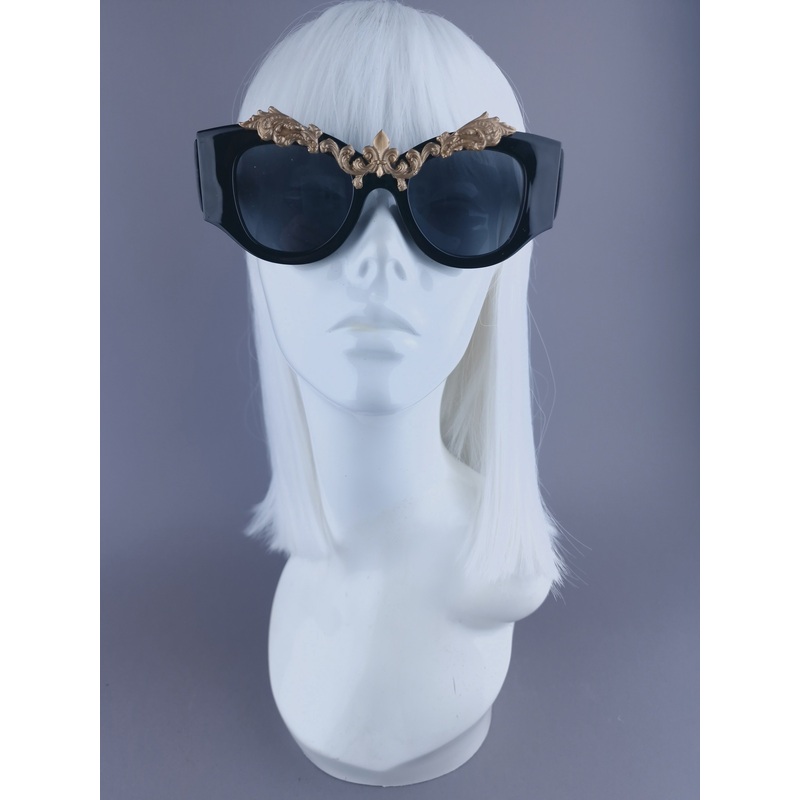 SPECIAL OFFER: Black Gold Filigree Sunglasses