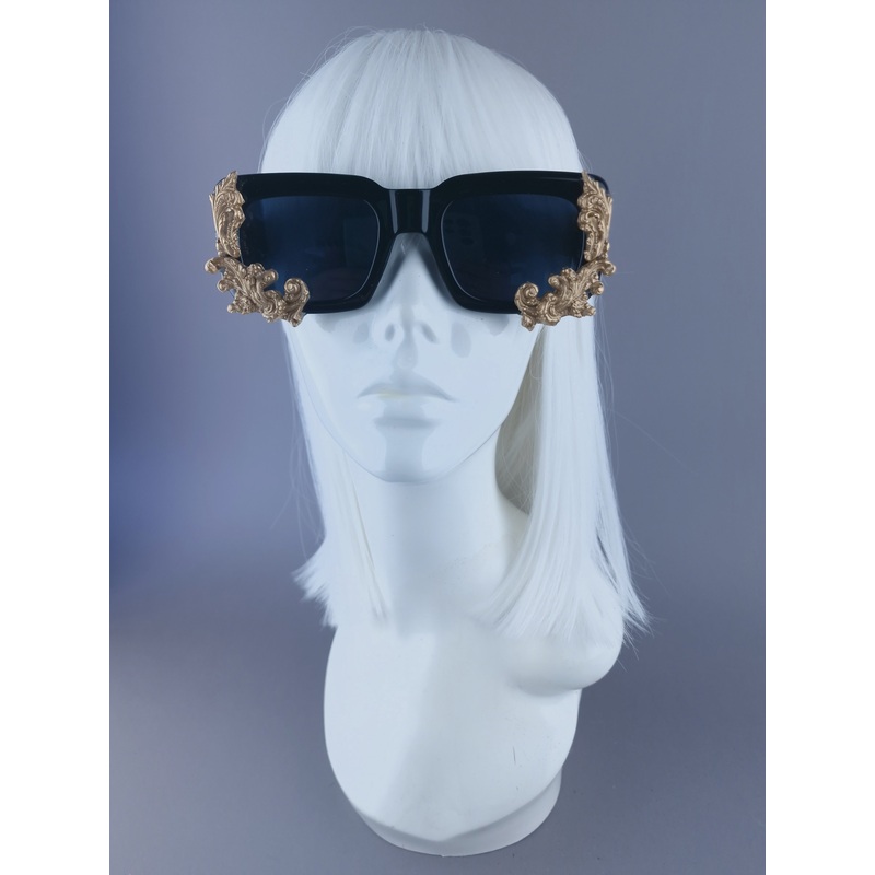 SPECIAL OFFER: Black Gold Unisex Filigree Sunglasses
