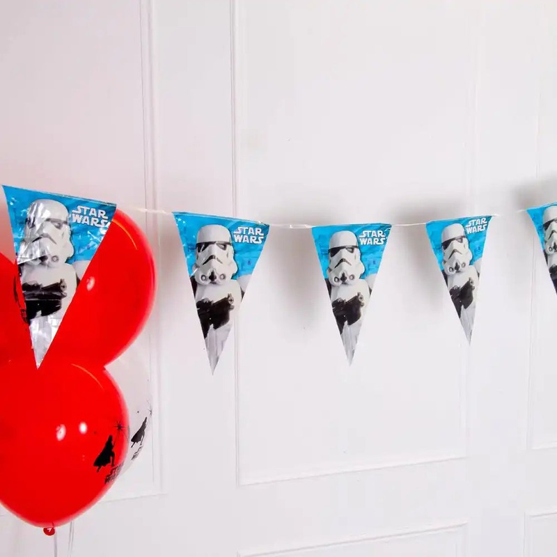 Star Wars Party Triangle Flag Banner