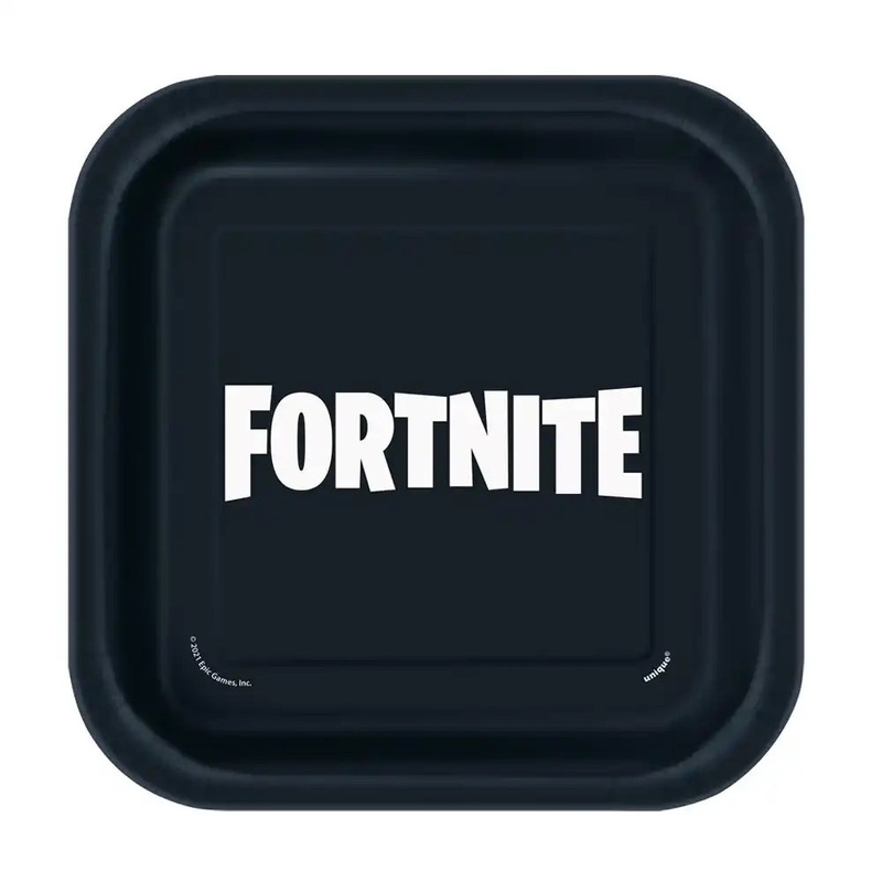 Fortnite Small Paper Party Plates (x8)