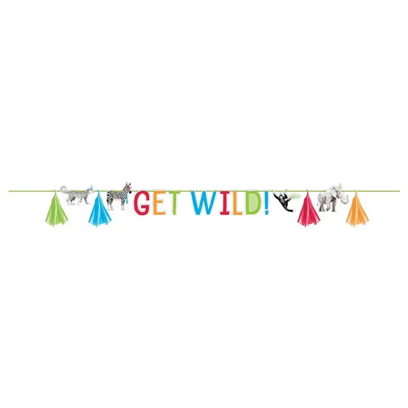 Jungle Safari Party Banner (2m)
