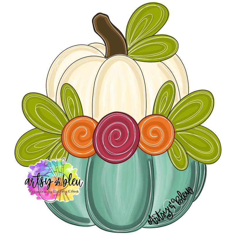 ABL Floral Pumpkin 3|Default Title