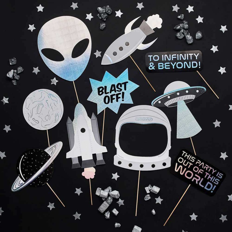 Blast Off Photo Booth Props (x10)