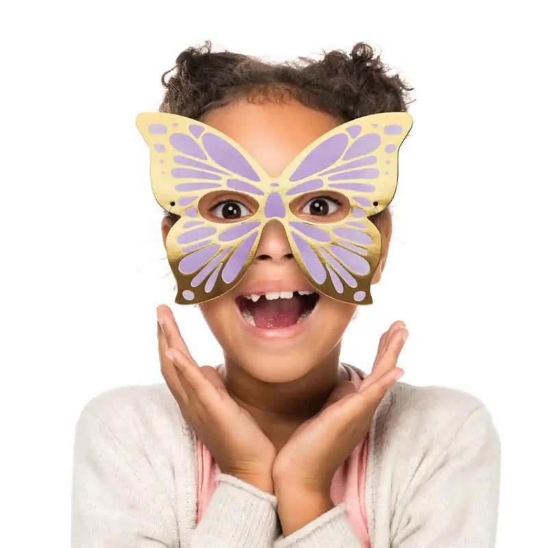 Butterfly Shimmer Party Masks (x8)