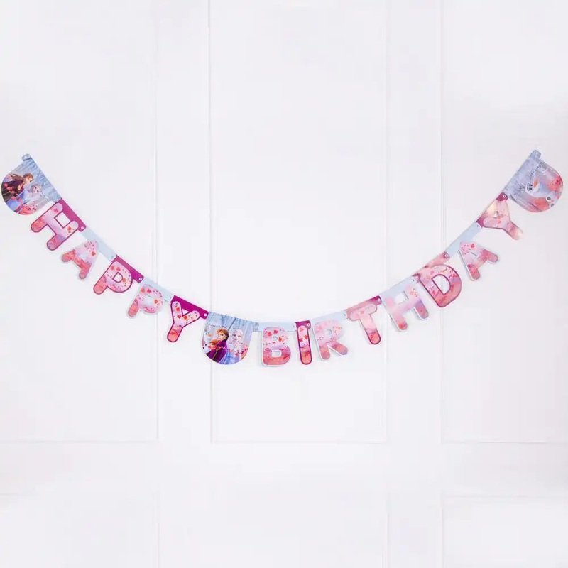 Disney Frozen 2 Happy Birthday Banner