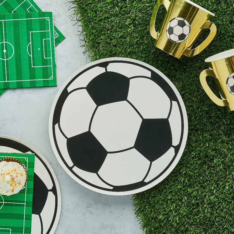 Football Paper Plates (x8)
