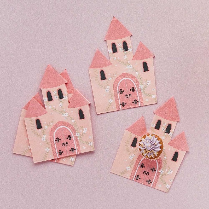 Princess Castle Paper Napkins (x16)