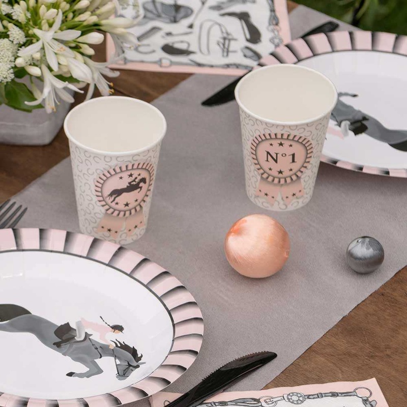 Horse Riding Paper Party Cups (x10)