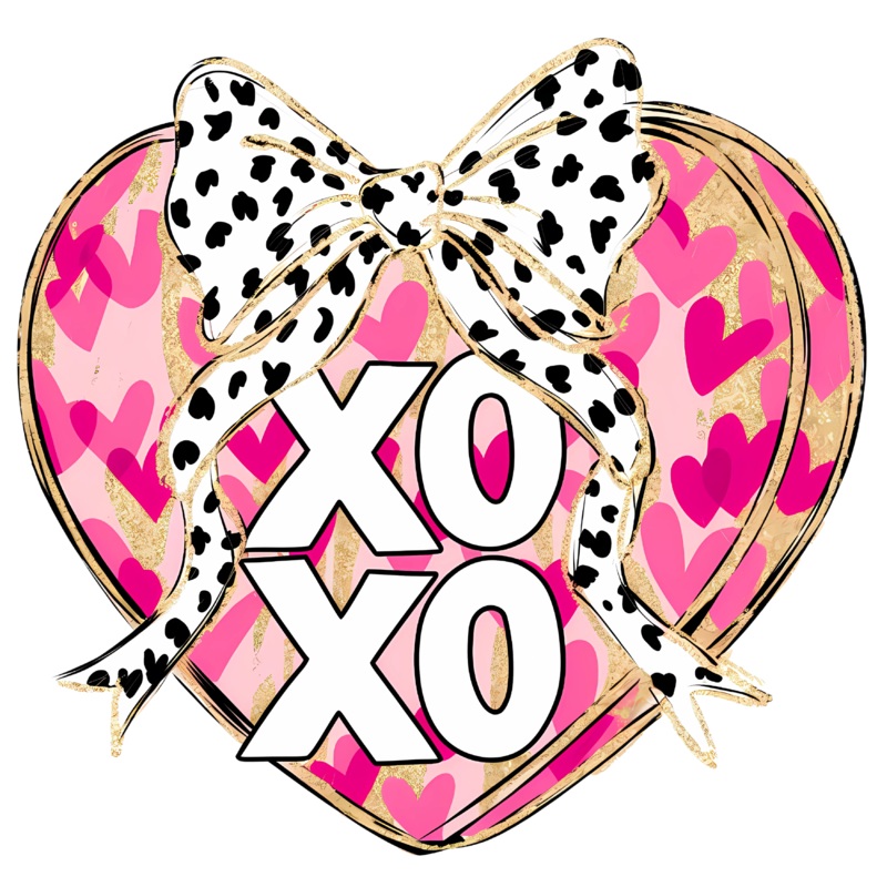 XO Heart with Bow|Default Title
