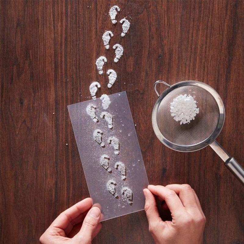 Elf Footprint Stencil (x2)