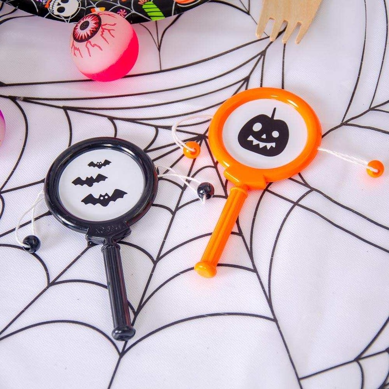 Halloween Mini Spin Drums (x6)