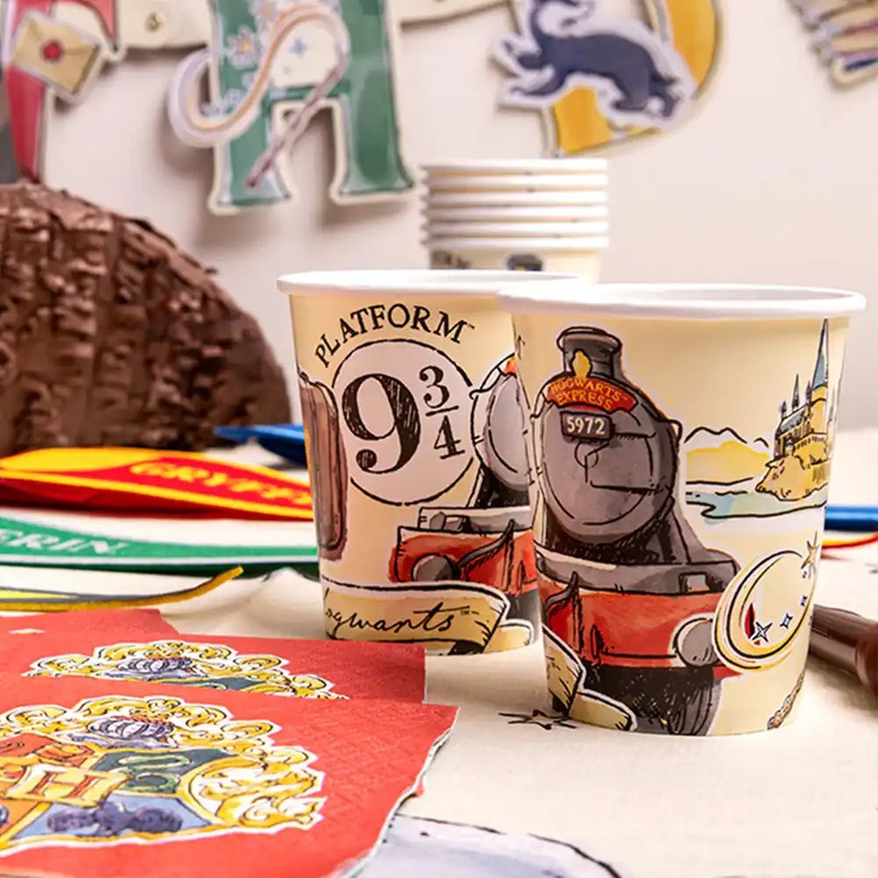 Harry Potter Paper Party Cups (x8)