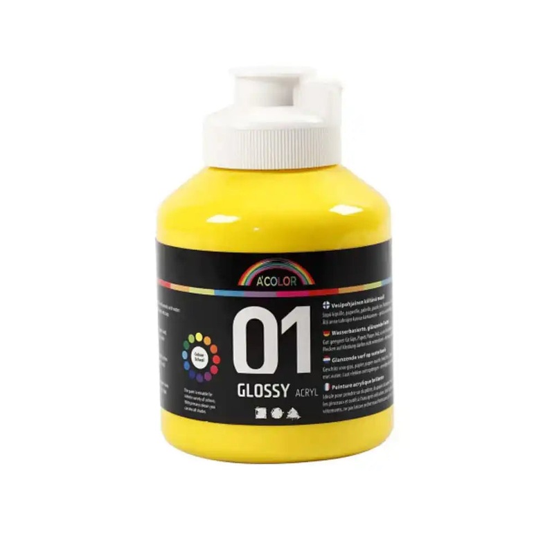 Yellow Acrylic Paint (500ml)