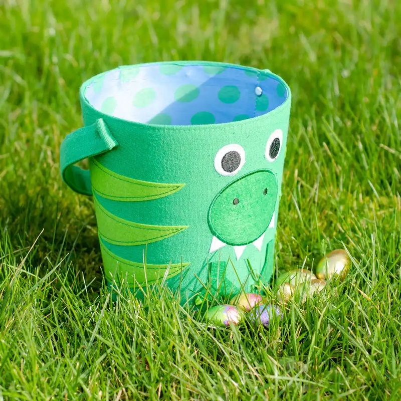 Easter Felt Basket Dinosaur