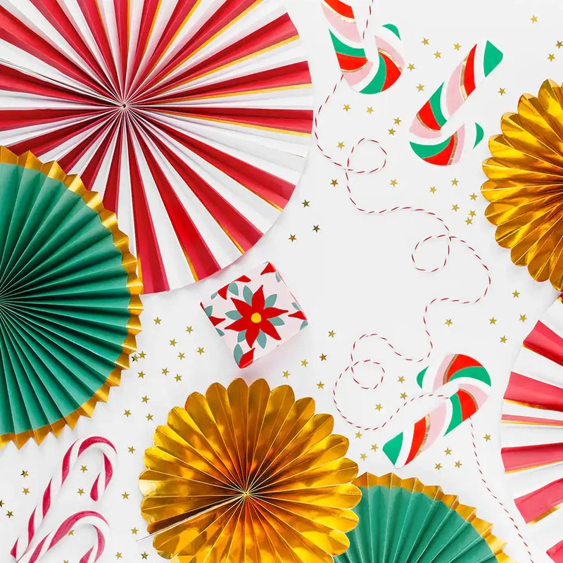 Christmas Fan Set (x3)