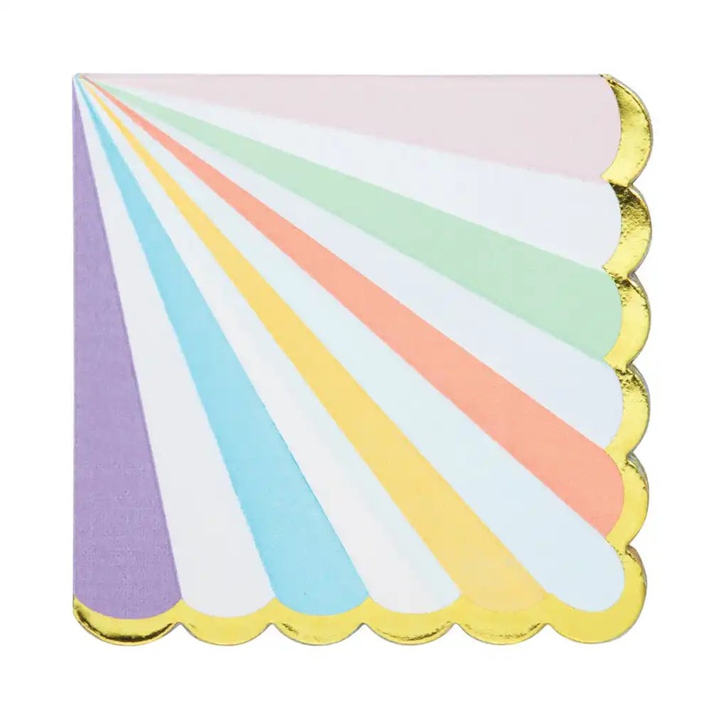 Pastel Luncheon Party Napkins (x16)
