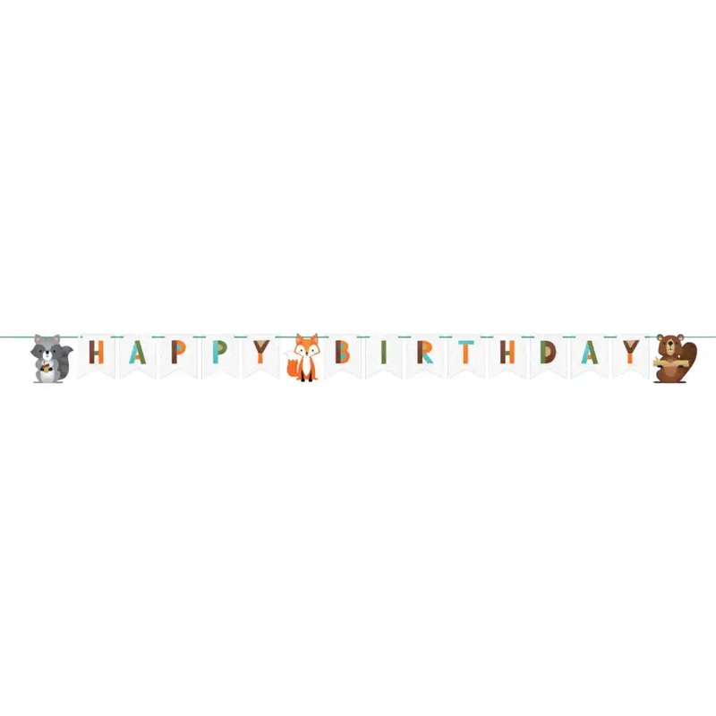 Woodland Animals Birthday Bunting
