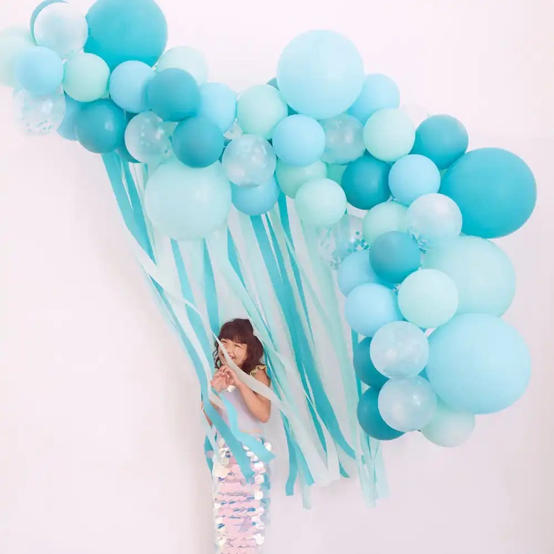 Blue Balloons And Streamers Kit