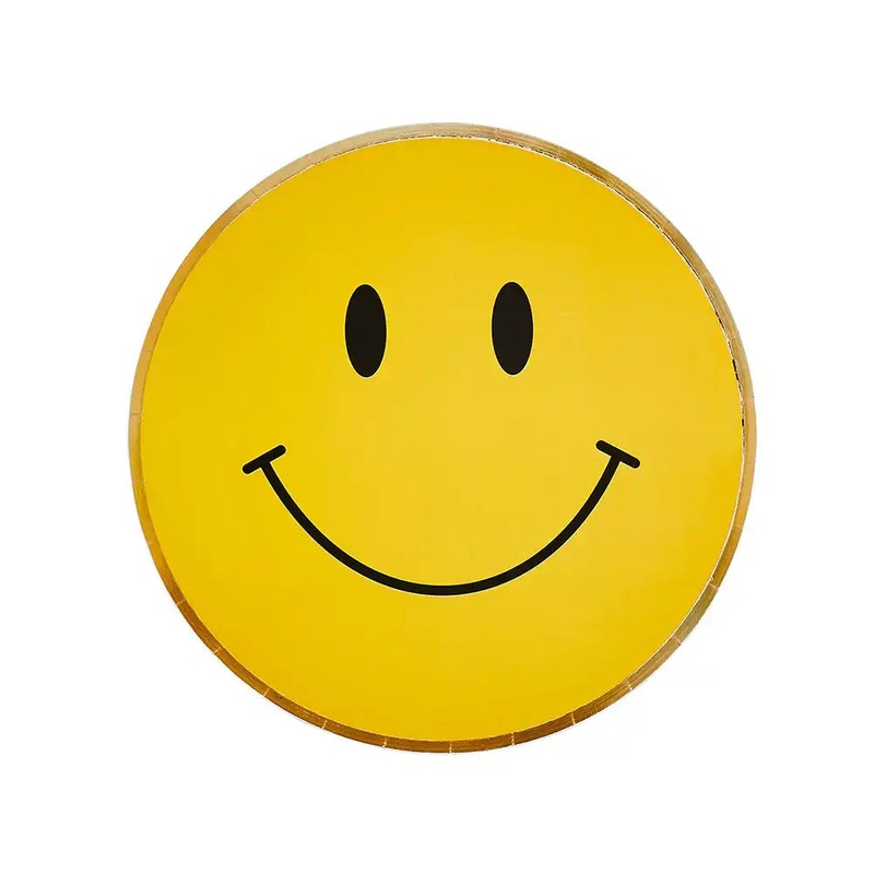 Smiley Paper Plates (x8)