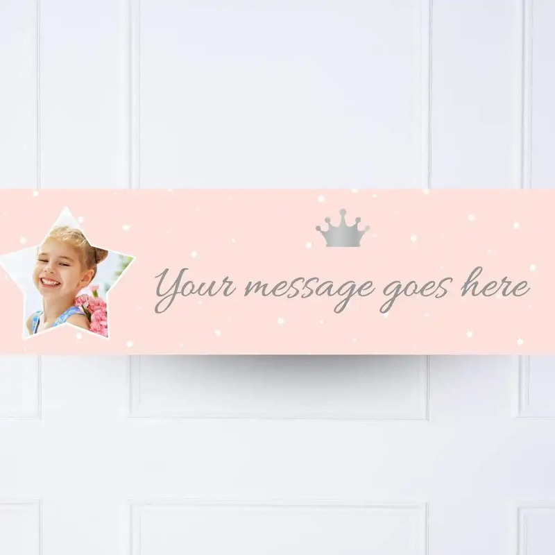 Princess Perfection Personalised Party Banner