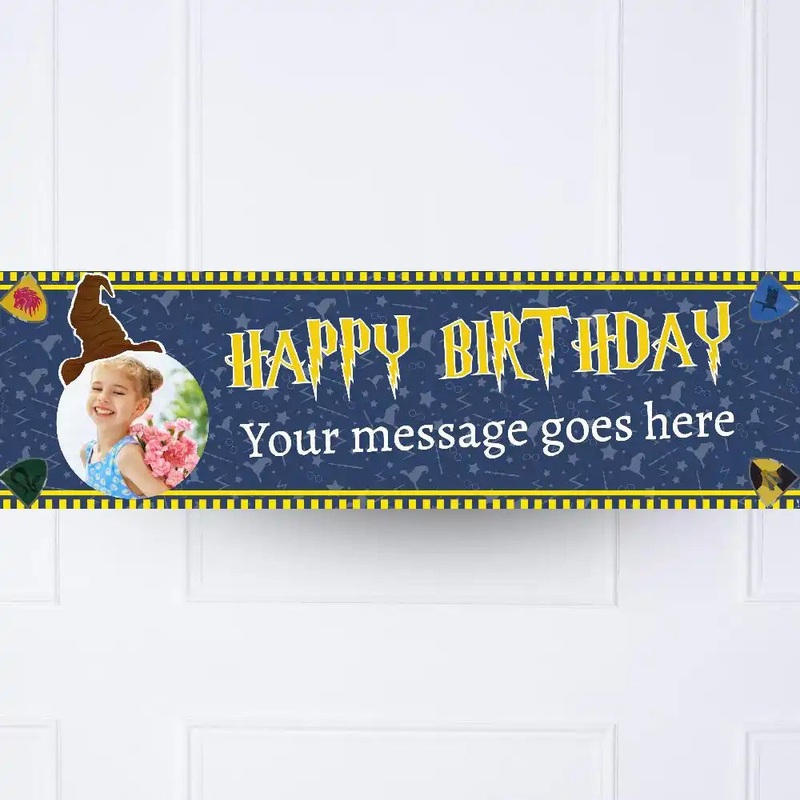 Wizard Magic Personalised Party Banner