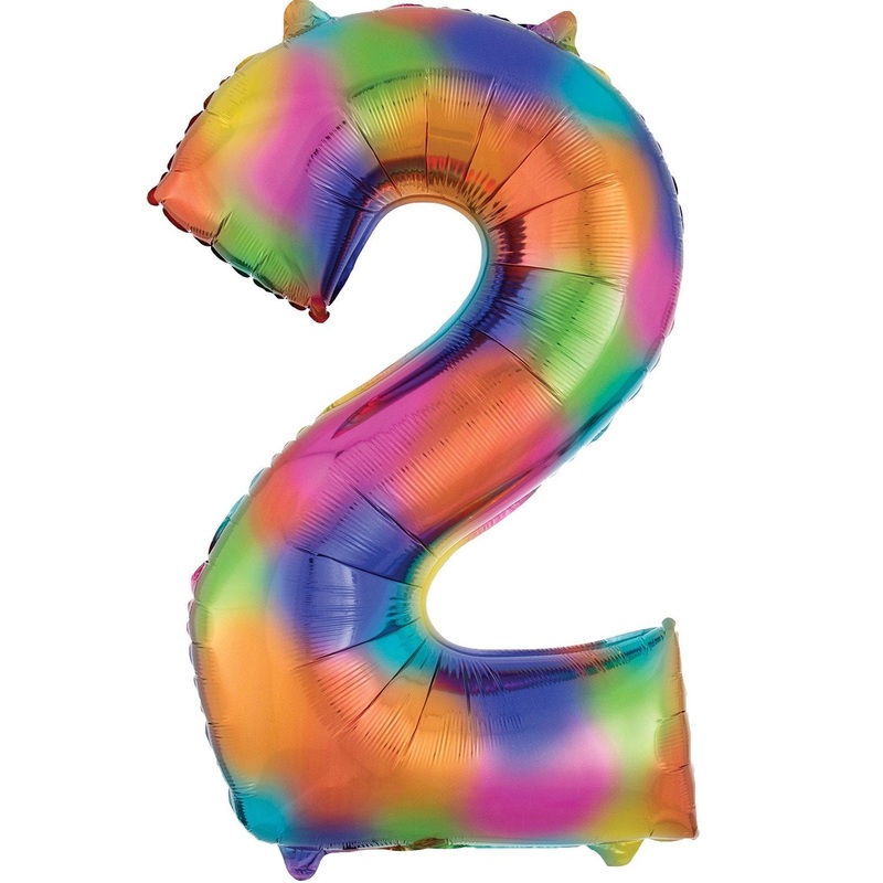 JUMBO NUMBER - 2 - RAINBOW