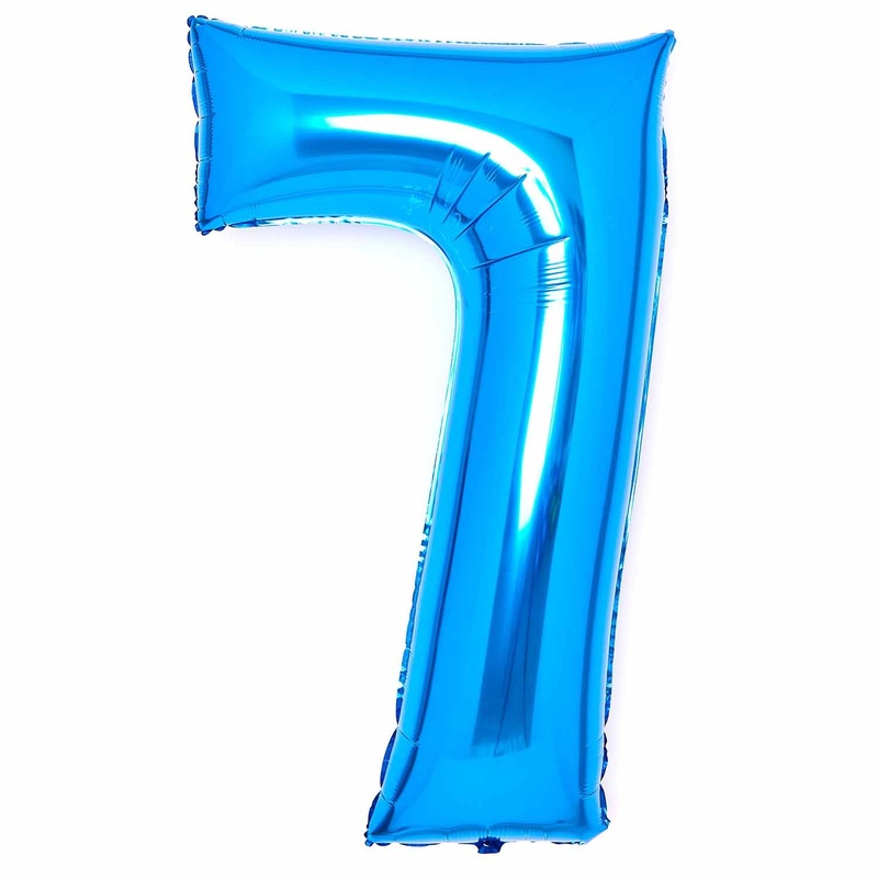 JUMBO NUMBER - 7 - BLUE